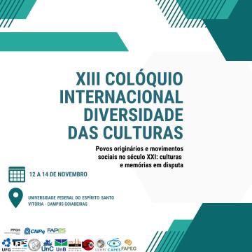 XIII Colóquio Internacional Diversidade das Culturas